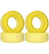 4pcs Silicone Tire Inserts Soft for 1/10 RC Crawlers Fits 132-134mm 4.84" OD Crawler Tires, Repla...
