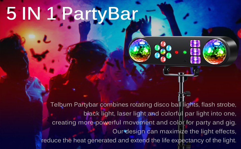 dj lights with stand