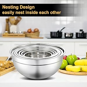 mixing bowl, mixing bowls for baking, mixing bowls, mixing bowl set