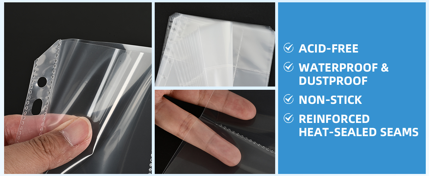 9 pocket page protector