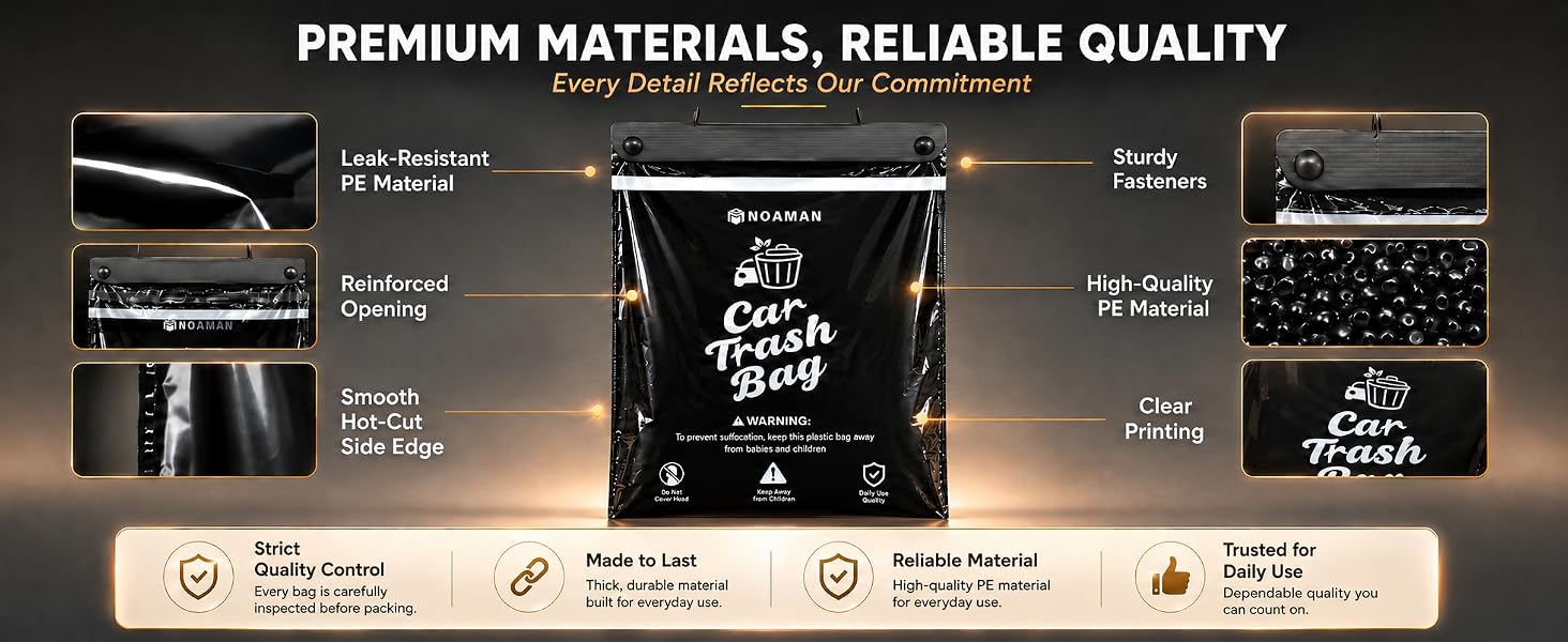 car garbage can