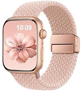 Braided Stretchy Band Compatible with Apple Watch Bands 38mm 40mm 41mm 42mm 46mm 44mm 45mm 49mm f...