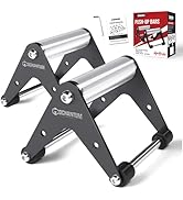 Mochantum Push Up Bar - Heavy-Duty Stainless Steel Pushup Stands with Non-Slip Base, 500LB Capaci...