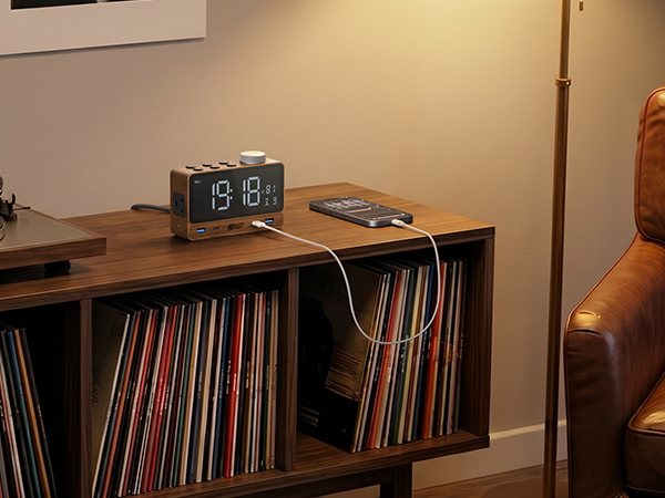 alarm clock for living room wooden vintage decor Modern Home Decor