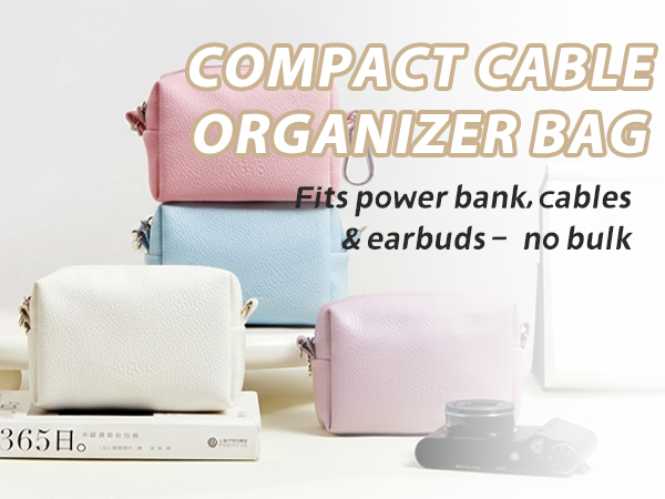 small tech pouch mini pouches charger bag cable electronic organizer travel case cord accessories