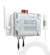 UbiBot TH30S-B External Temperature and Humidity Probe, Monitor -40 to 80 C, 0 to 100% RH, Audio ...