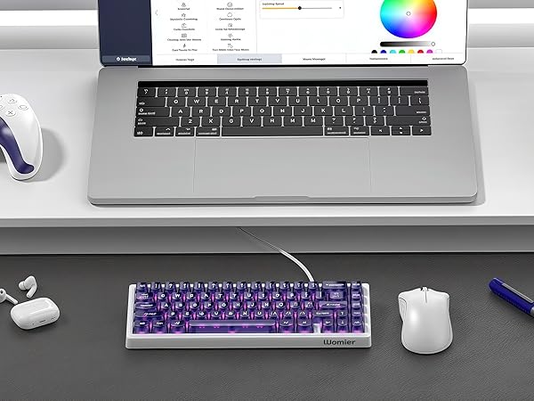 M68 HE V2 60% Wired Gaming Magnetic Keyboard,Hall Effect Gaming Keyboard Rapid Trigge