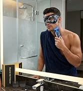 Body Hair and Groin Trimmer for Men Beard and Bikini Pubic Trimmer for Men Cordless Electric Hair...