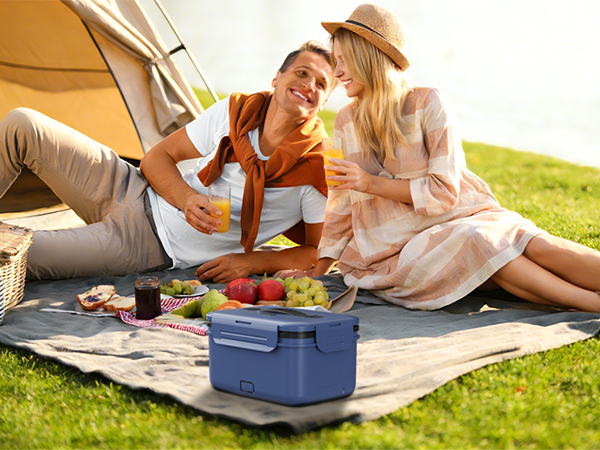 Portable food warmer luncheaze for travel/picnic/camping