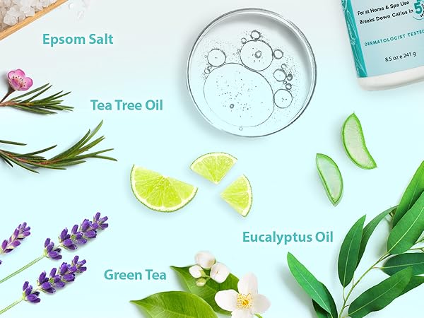 Ebanel Callus Remover Gel with 20% Urea Salicylic Acid Softens Exfoliates Smooths