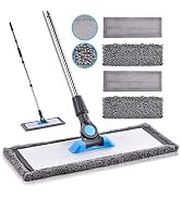 Microfiber Dust Mop for Hardwood Floors - MANGOTIME Dry Floor Mop for Floor Cleaning Hardwood Woo...