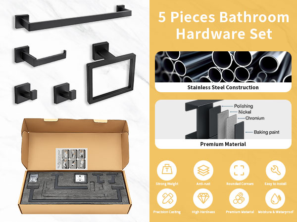 bathroom towel rack
