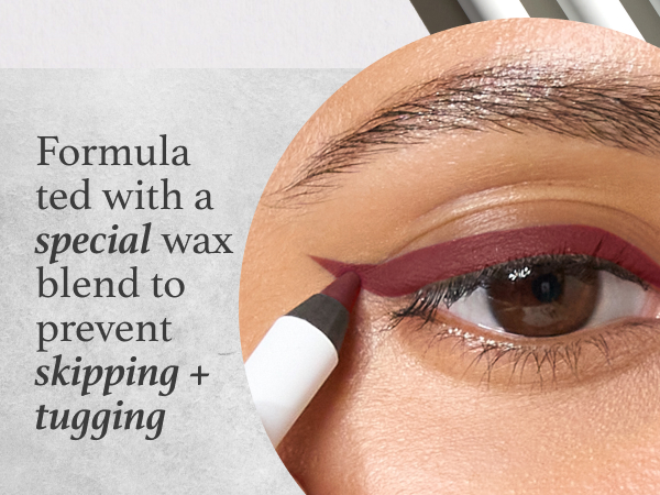 when pencil met gel eyeliner