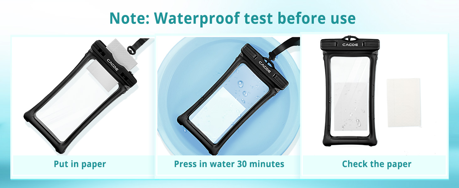 CACOE Universal IPX8 Waterproof Phone case