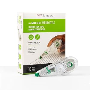 Box of Tombow MONO Hybrid Correction Tape.