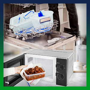 Microwave and dishwasher safe