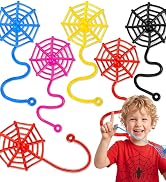 30PCS Sticky Spider Web Hands Halloween Bulk Party Favors for Kids 4-8 8-12 | Halloween Toys Good...