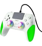 AKalyptra RGB Wired Controller for PS-5/PC, Gaming Controller Support Programmable/Remap/Turbo Fu...