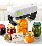 INSTACAN Effortless Electric Jar Opener Easy Opens Twist-Lid, One Handed Automatic Jar Opener for...