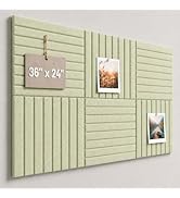 Baysola Large Cork Boards for Walls – 36" x 24" Self Adhesive Felt Wall Tiles, Ideal for Office B...