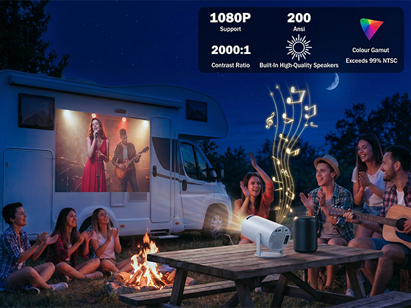 mini projector usb charging