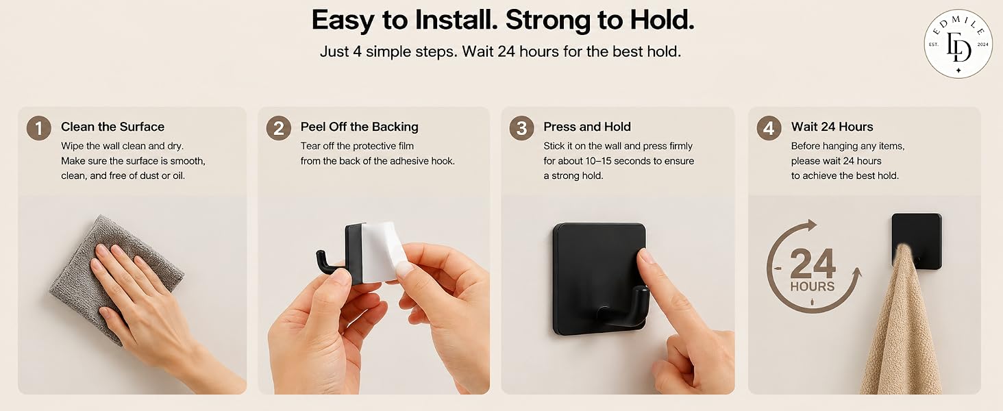 adhesive wall hooks