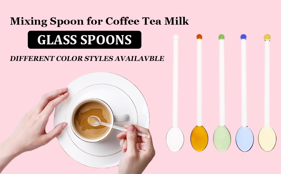 GLASS SPOONS