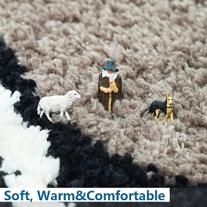 Soft bath rug
