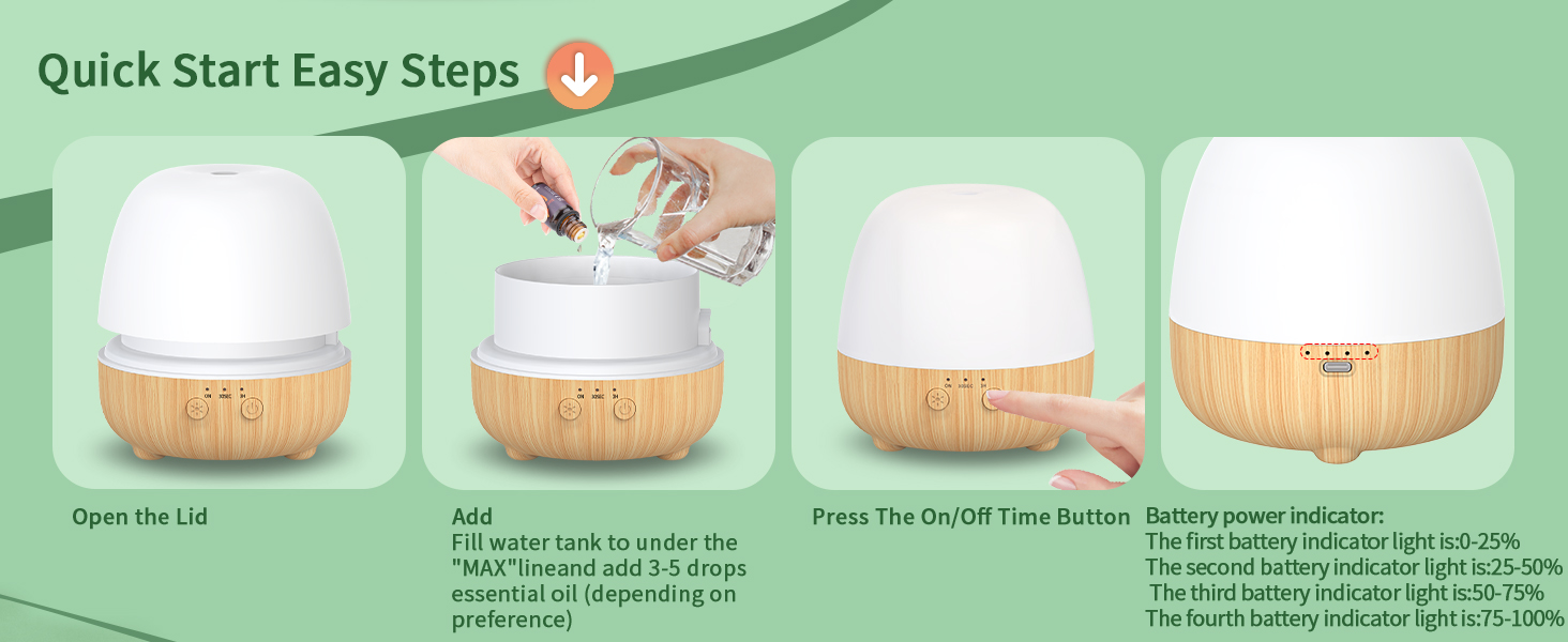 battery operated diffuser