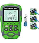 Duogalia Fiber Optic Tester Portable Fiber Light Power Meter FC/SC/ST Universal Interface Built-i...