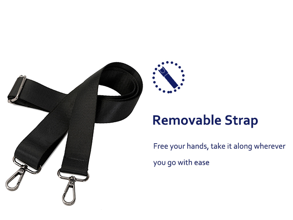 removable and adjustable shoulder strap