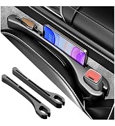 2PCS Upgrade Car Seat Gap Filler with Phone Holder,Multi-Function Car Side Seat Gap Filler for Av...