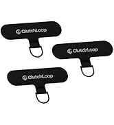 ClutchLoop 3 Pack Anchor – Universal Phone Tether Tabs, Strong Phone Lanyard Patches & Strap Repl...