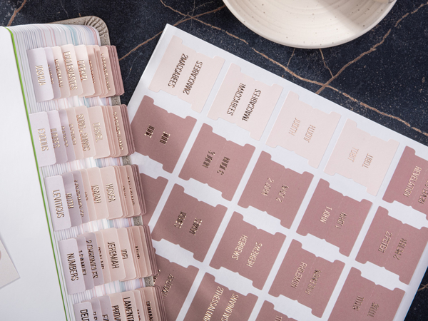 DiverseBee Bible Tabs Gold Foil