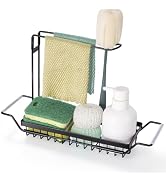 romise Over the Kitchen Sink Caddy Expandable (14.17-17.32 in) | Stainless Steel Anti-Slip Rustpr...