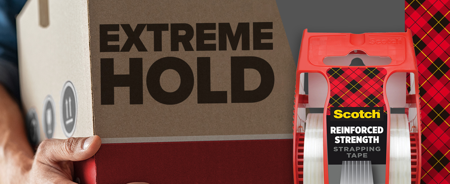 Scotch Reinforced Strength Shipping Strapping Tape