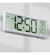Mee 2ou Digital Wall Clock Battery Operated, 15