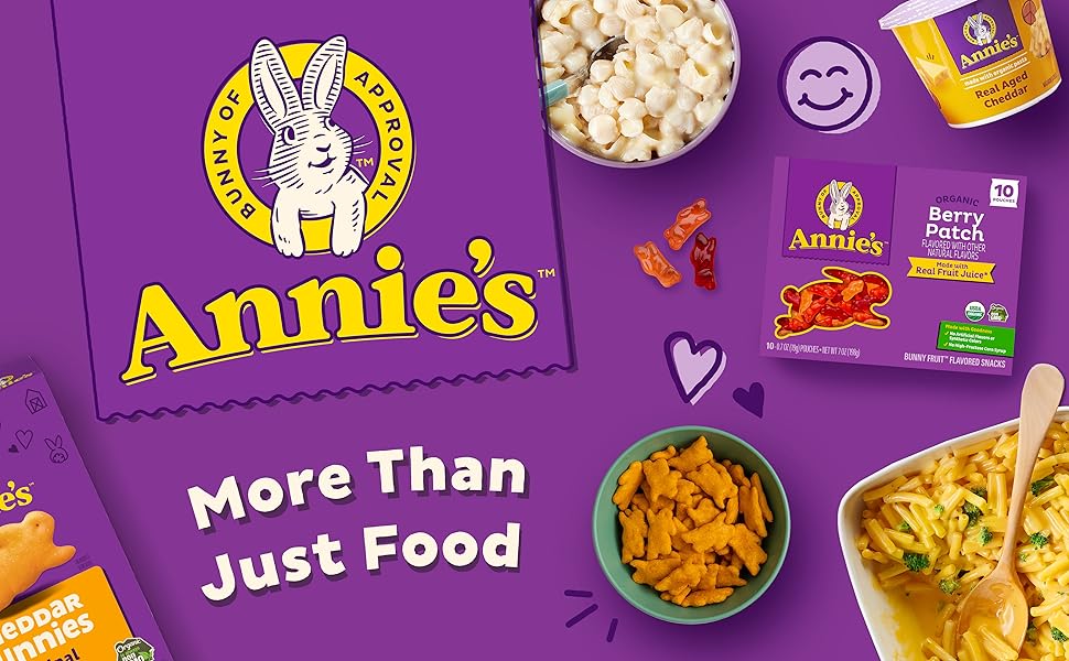 Annie’s makes wholesome favorites like mac and cheese, graham crackers and fruit flavored snacks