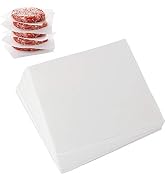 Square Patty Paper 4x4 Inch, Set of 300, Non Stick Patty Paper Sheets for Burger Press, Patty Ser...