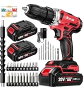 20V Cordless Drill Set,Electric Power Drill Cordless,Power Drill Drivers | Electric Screwdriver -...