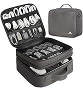 MATEIN Cord Organizer Bag with Adjustable Divider, DJ Electronic Storage | Cable File Bag, Charge...