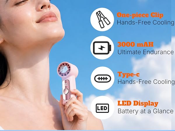 Clip-On Mini Fan