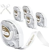 Phomemo White Ribbon for Gift Wrapping Compatible with DYMO Letratag Refills LT-100H LT-100T 200B...