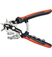 Inwell Leather Hole Punch, Belt Hole Puncher for Leather, Heavy Duty Leather Punch Tool with 6 So...