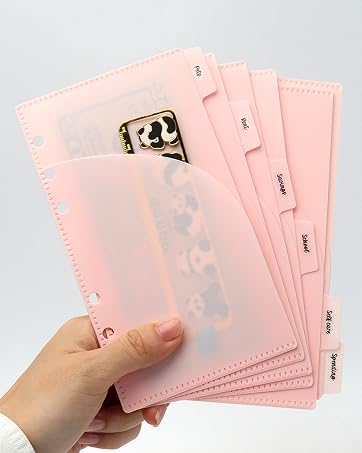 pink cash envelopes
