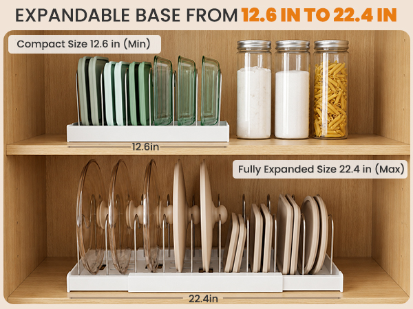 pan storage organizer