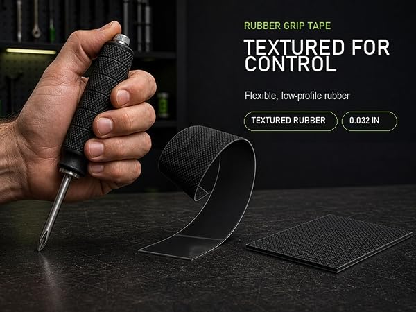 A flexible, low-profile surface made for a more comfortable hold