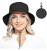 Womens Packable Waterproof Bucket Hat Men UV Protection Sun Hat