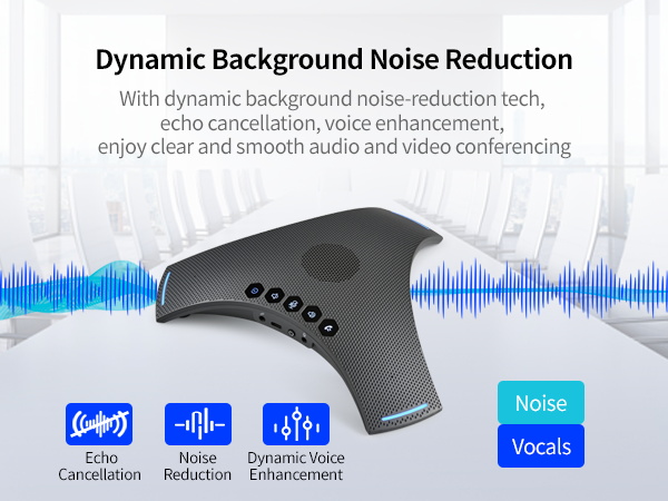 AI noise cancellation microphone