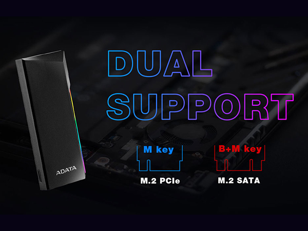 M.2 PCIe/SATA SSD Enclosure